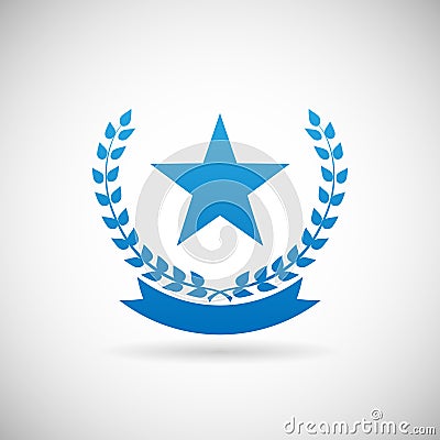 Award Symbol Troph Icon Design Template Vector Illustration Vector Illustration