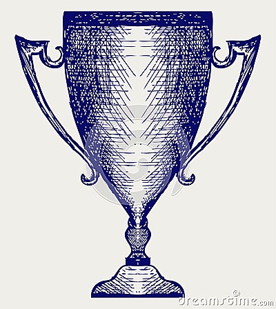 Award trophies Vector Illustration