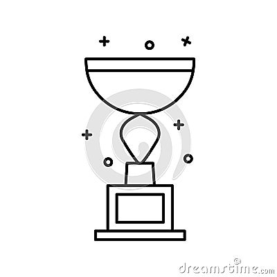 Award, winner, cup icon. Simple line, outline vector elements of prize icons for ui and ux, website or mobile application Stock Photo