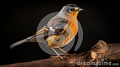 Award Winning Wildlife Photography: Super Detailed Robin Portrait Stock Photo