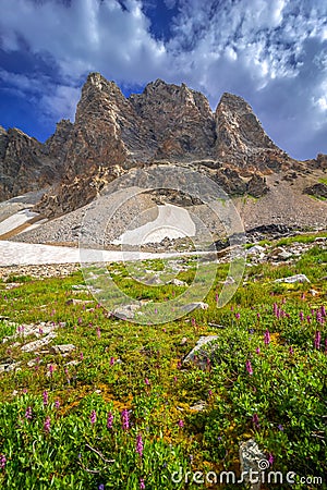 Awe Inspiring Grand Teton Landscape Stock Photo