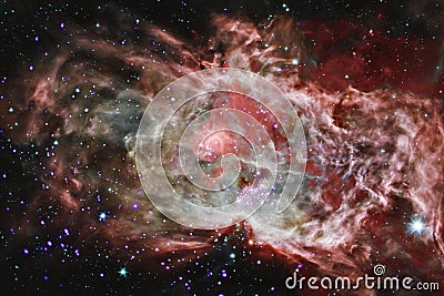 Awesome beautiful nebula somewhere in outer space Stock Photo