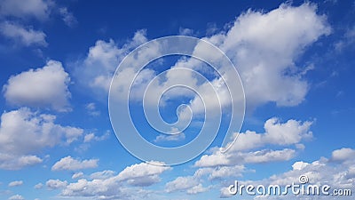 Awesome Blue Cloudy Norfolk Sky Stock Photo