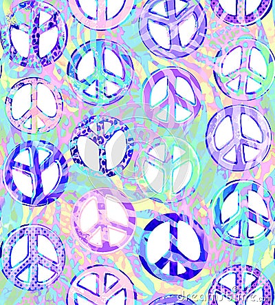 Awesome blue peace Stock Photo