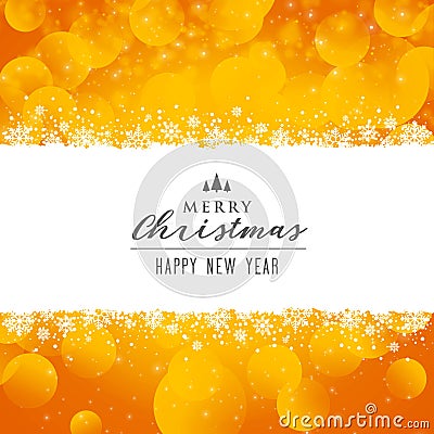 Awesome bright merry christmas festival background Vector Illustration