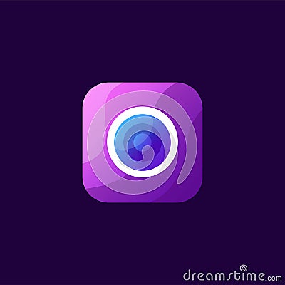 Awesome camera icon design ready to use Vector Illustration