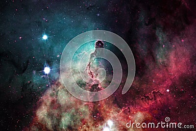 Awesome of deep space. Billions of galaxies in the universe Stock Photo