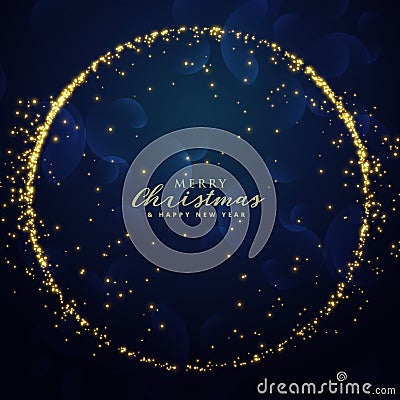 Awesome glitter sparkle background for christmas festival season Vector Illustration