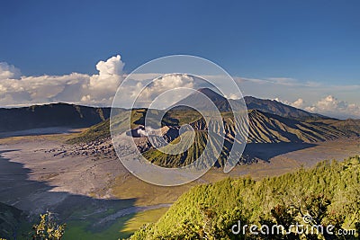 Awesome mount Bromo, Indonesia Stock Photo