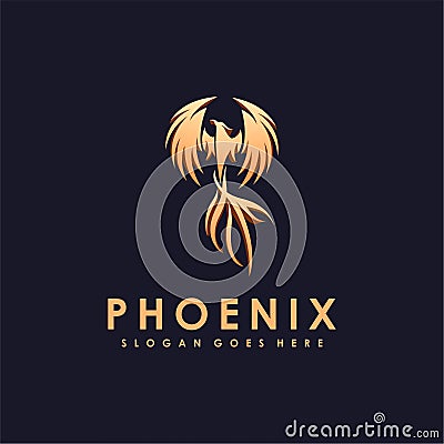 Creative Of phoenix logo template Vector Illustration