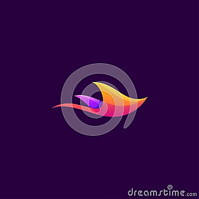 Stingray logo design illustration Cartoon Illustration