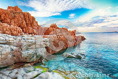 Awesome sunset view of Red Rocks called Stock Photo