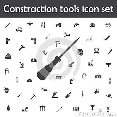 Awl icon. Constraction tools icons universal set for web and mobile Stock Photo