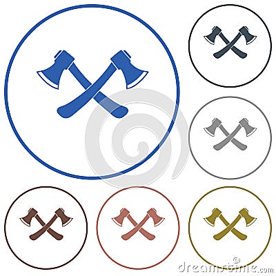 The ax icon. Axe symbol Vector Illustration