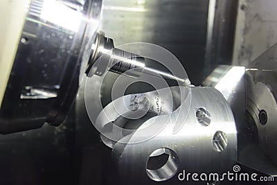 The 5-axis CNC milling machine Stock Photo