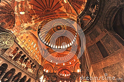 Ayasohya Mosque (Hagia Sophia, Istanbul) Editorial Stock Photo