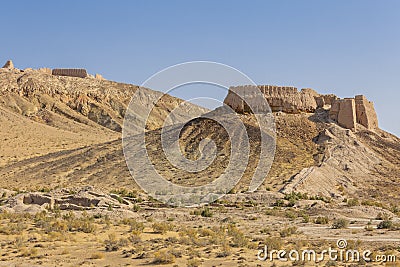 Ayaz Kala fortress in Karakalpakstan, Uzbekistan Stock Photo