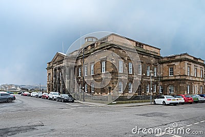 Ayr Sheriff Court and Justice of the Peace Courts. Editorial Stock Photo