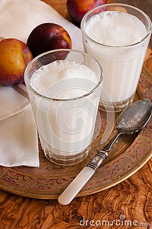 Ayran Yogurt Drink Stock Photo