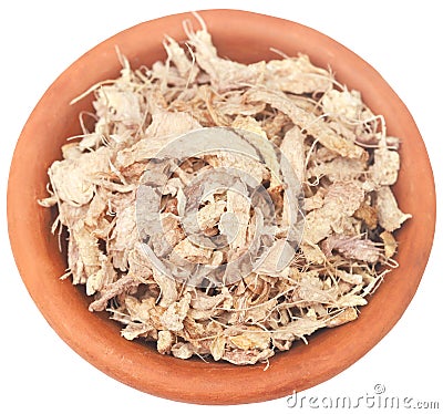 Ayrvedic dried ginger Stock Photo