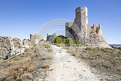 Ayub main Castle In the city of Calatayud Stock Photo