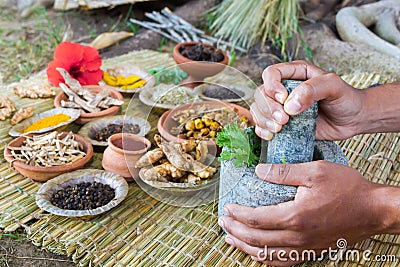 Ayurvedic Doctor Stock Photo