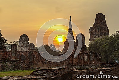 Ayutthaya Historical Park, Thailand Stock Photo