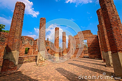 Ayutthaya Historical Park (Wat Phrasisanpetch temple), Ayutthaya, Thailand Stock Photo