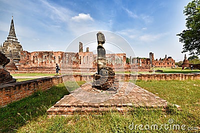 Ayutthaya ruins. Stock Photo