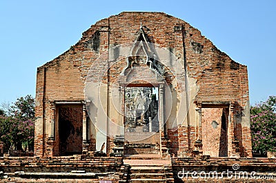 Ayutthaya, Thailand: Wat Ratchaburana Stock Photo