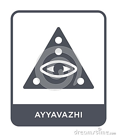 ayyavazhi icon in trendy design style. ayyavazhi icon isolated on white background. ayyavazhi vector icon simple and modern flat Vector Illustration