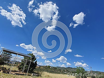 arizona amazing skies Stock Photo