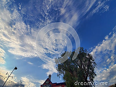 arizona amazing skies Stock Photo