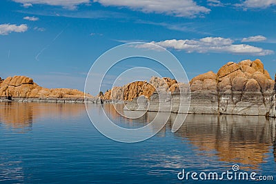 AZ-Prescott-Granite Dells-Watson Lake Stock Photo