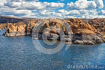 AZ-Prescott-Watson Lake Dells Stock Photo