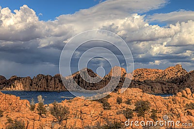 AZ-Prescott-Watson Lake Dells Stock Photo