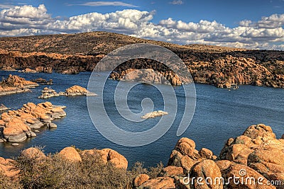 AZ-Prescott-Watson Lake Dells Stock Photo