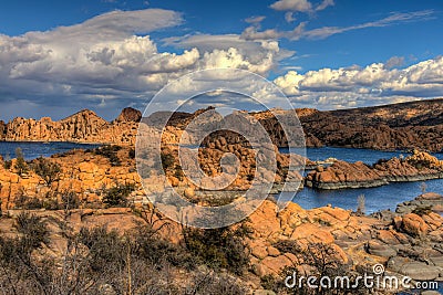 AZ-Prescott-Watson Lake Dells Stock Photo
