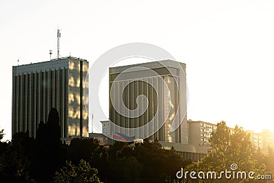 Azerbaijan National Assembly building Editorial Stock Photo