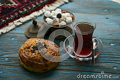 Azerbaijan national pastry Gogal Stock Photo