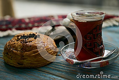 Azerbaijan national pastry Gogal Stock Photo