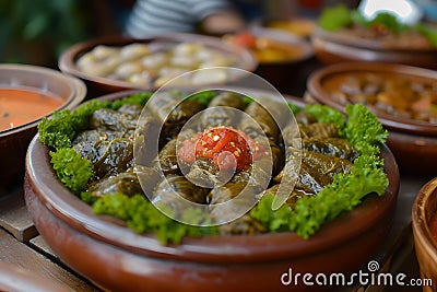 Azerbaijani Dolma - Traditional Cuisine Stock Photo