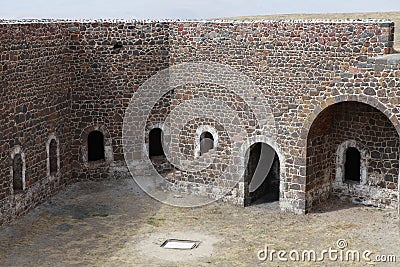 The Aziziye Fort III in Erzurum, Turkey. Stock Photo