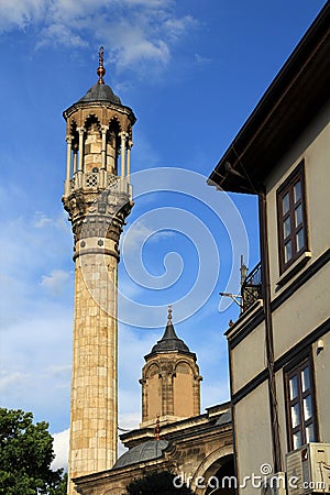 Aziziye Mosque is located in Konya, Turkey. Editorial Stock Photo