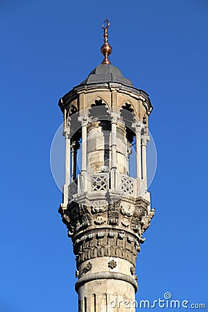 Aziziye Mosque is located in Konya city of Turkey. Editorial Stock Photo