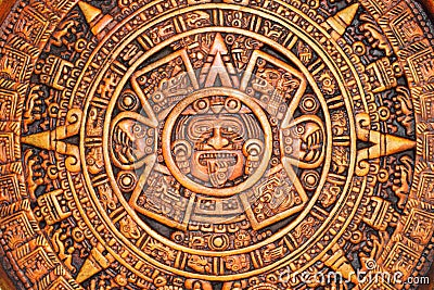 Aztec calendar Stock Photo