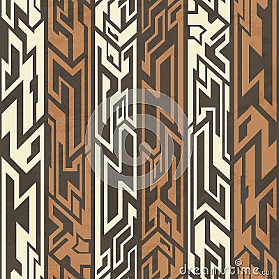 Aztec seamless pattern Vector Illustration