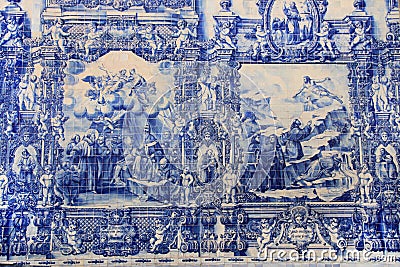 Azulejo (ceramic tile) Stock Photo