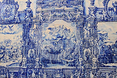Azulejo (ceramic tile) Stock Photo