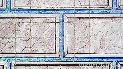 Azulejos, Portuguese tiles, Lisbon, Portugal Stock Photo